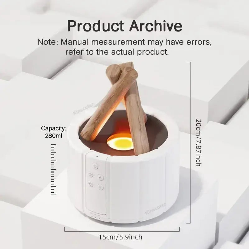 Simulated Flame Aroma Diffuser  Warm Home View