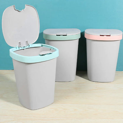 Automatic Flip Trash Bin