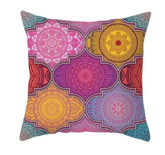 Soft Mandala Sofa Pillowcase  Warm Home View