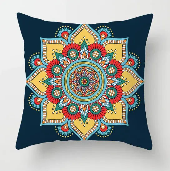 Soft Mandala Sofa Pillowcase  Warm Home View