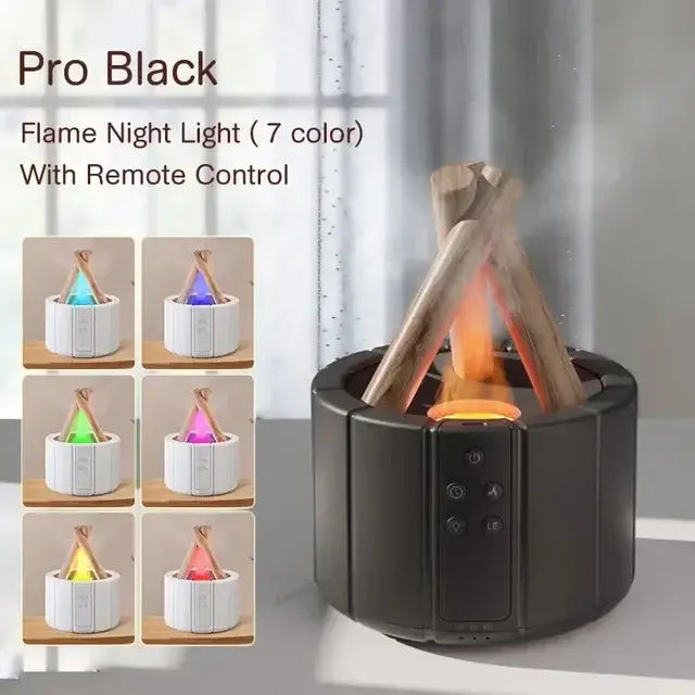 Simulated Flame Aroma Diffuser  Warm Home View