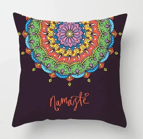 Soft Mandala Sofa Pillowcase  Warm Home View