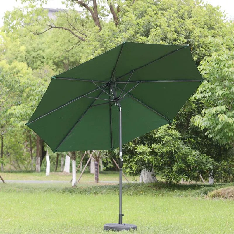 Outdoor Patio Umbrella with Tilting Center Pole - Polyester, 1-Piece  Warm Home View