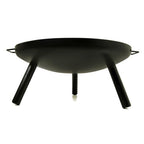 Wood Burning Outdoor Fire Pit - Steel, 2-Piece Set  Warm Home View