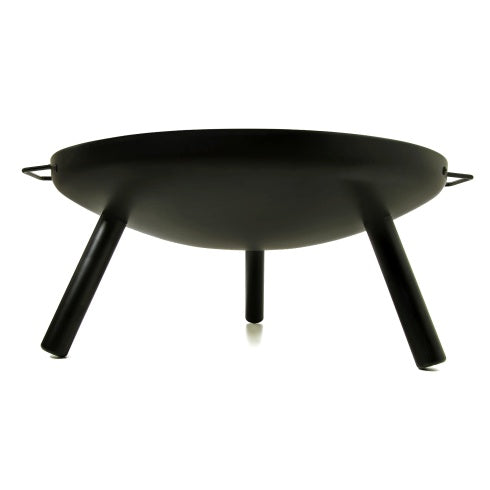 Wood Burning Outdoor Fire Pit - Steel, 2-Piece Set  Warm Home View