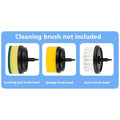 Electric Cleaning Brush 3 Brush Heads Cleaner Multifunctional  Warm Home View