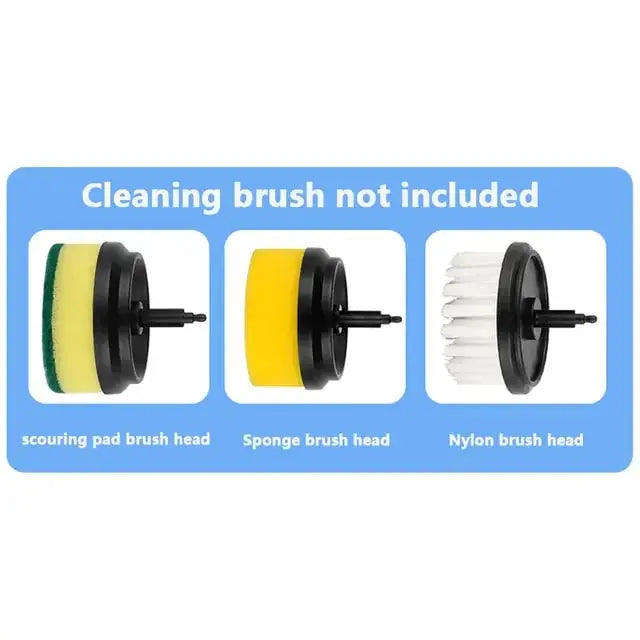 Electric Cleaning Brush 3 Brush Heads Cleaner Multifunctional  Warm Home View
