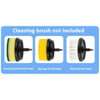 Electric Cleaning Brush 3 Brush Heads Cleaner Multifunctional  Warm Home View