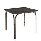 Modern Wood Dining Set Antique Bronze 5-Piece  Warm Home View