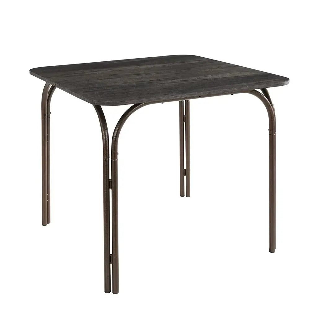 Modern Wood Dining Set Antique Bronze 5-Piece  Warm Home View