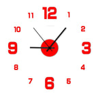 Modern Creative Quartz Wall Clock for Living Room  Warm Home View
