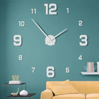 Modern Creative Quartz Wall Clock for Living Room  Warm Home View