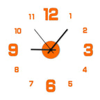 Modern Creative Quartz Wall Clock for Living Room  Warm Home View