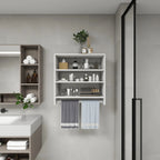 B1 Closet Organizer System: Wall Mounted Closet Organizers and Storage Walk in Closet System Closet Rack and Shelving Modern Closet Storage for Bedroom 31.49''W x 16.04''D x 31.49''H  Warm Home View
