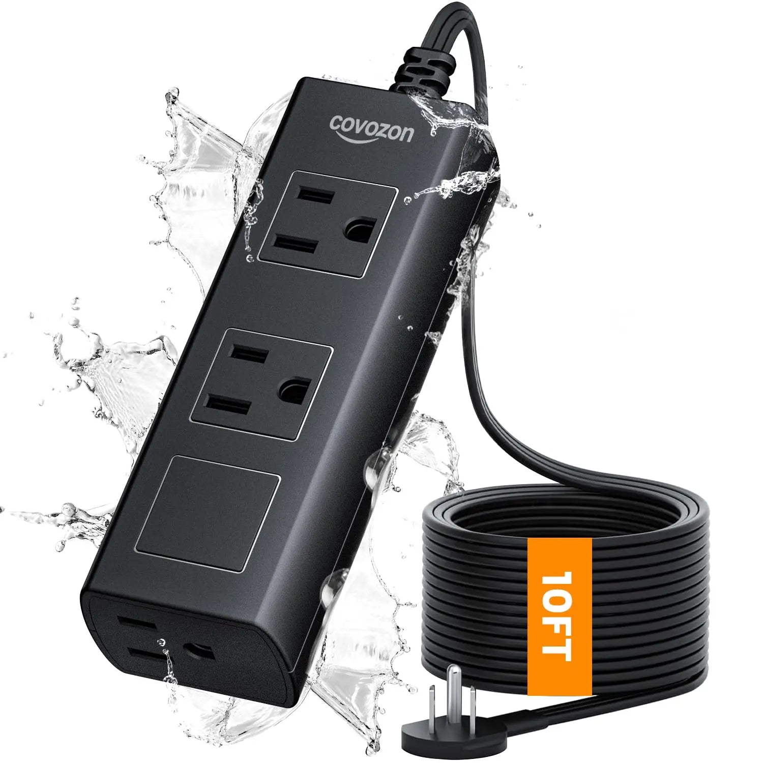 Weatherproof Outdoor Power Strip Extension Cord - ABS Plastic, 1-Piece  Warm Home View