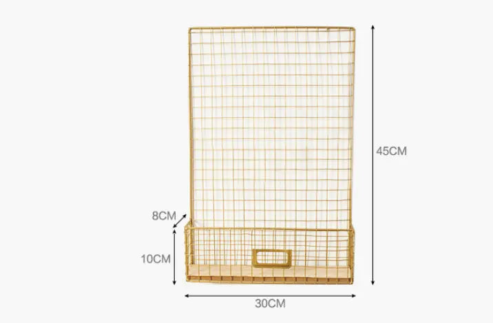 Nordic Style Iron Shelving Unit and Wall Decor  Warm Home View