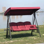 Double Seat Outdoor Swing Hanging Chair - Metal, 1-Piece  Warm Home View