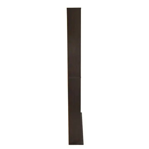 Media Shelving Unit, 6 Fixed Shelves, 18 Adjustable Shelves, Wide Base For Stability In Espresso Brown  Warm Home View