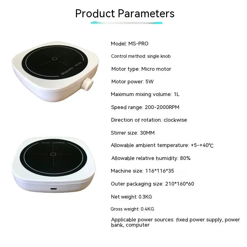 Compact Magnetic Stirrer for Laboratory Use  Warm Home View
