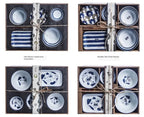 Ceramic Dinnerware Set with Chopsticks Gift Set  Warm Home View