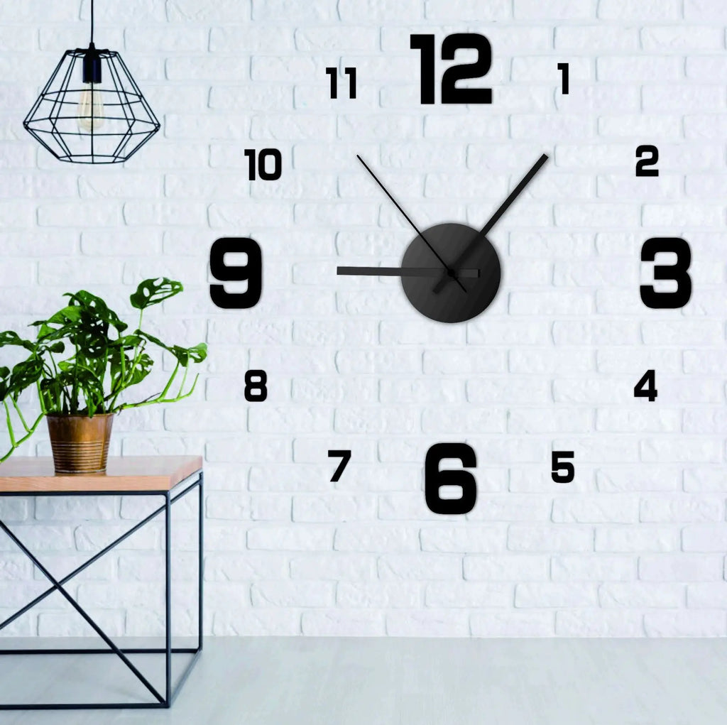 Modern Creative Quartz Wall Clock for Living Room  Warm Home View