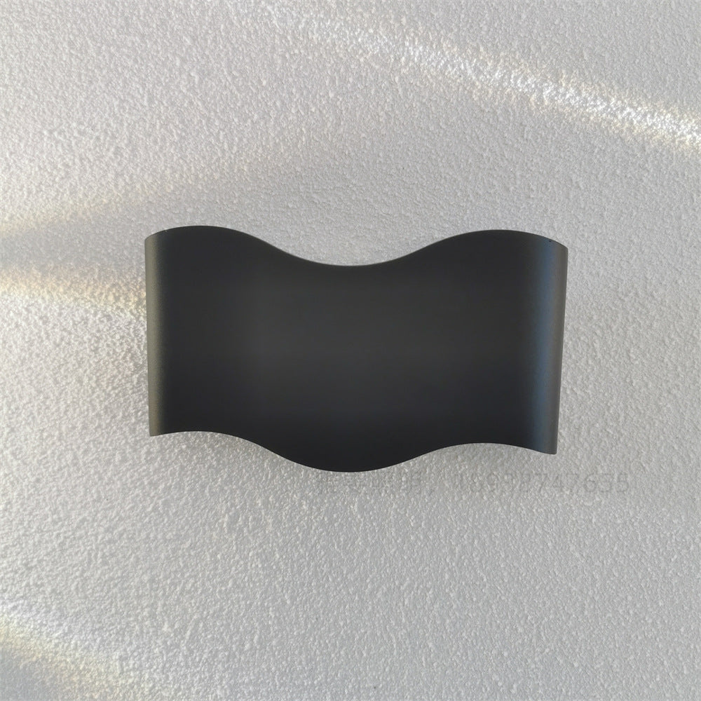 Modern Minimalist Outdoor LED Wall Light - Aluminum, 1-Piece  Warm Home View