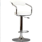 White Swivel Counter Height Bar Stools 2-Piece  Warm Home View