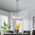 Victory 12 Light Chandelier //  Chrome  Warm Home View