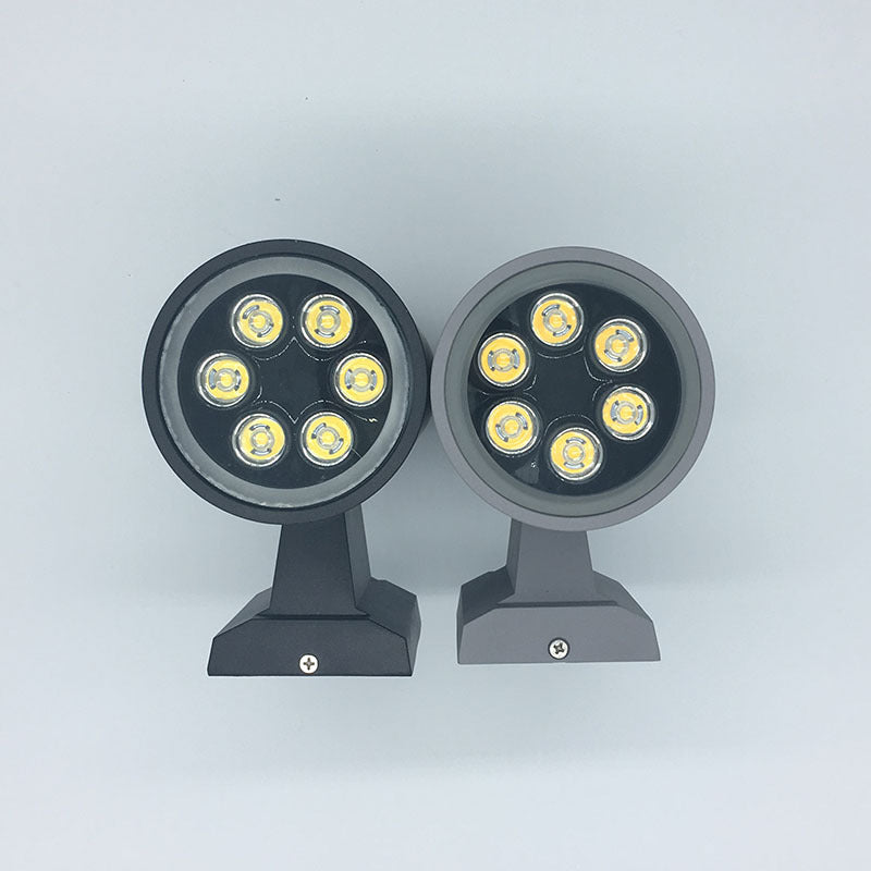 Modern Indoor Outdoor LED Wall Sconce Light - Aluminum, 1-Piece  Warm Home View