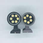 Modern Indoor Outdoor LED Wall Sconce Light - Aluminum, 1-Piece  Warm Home View