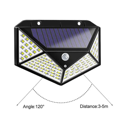 100 LED Motion Sensor Solar Light