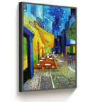 Framed 12x16in Decorative Modern Canvas Wall Art  Warm Home View