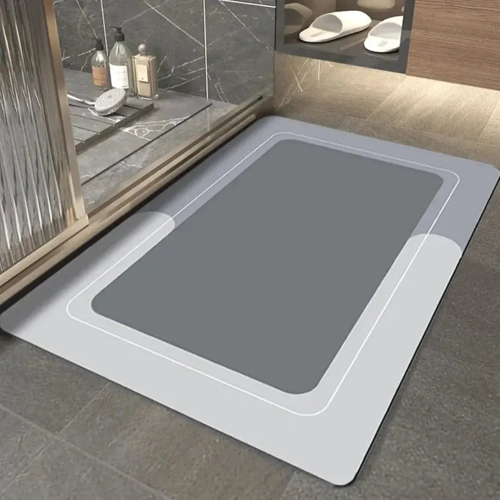 Modern Diatom Ooze Bathroom Floor Mat  Warm Home View