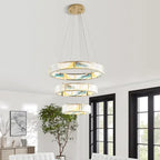 Boeseman's Colorful Chandelier - Three Tiers, Round  Warm Home View