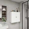 C2 Closet Shelves for bathroom,Wooden Closet System Modular With 2 Doors Shelves Wall Mount Organizer Modern Shelving for Walk in Closet Organization Bedroom Built in Clothes Storage 31.49''W x 16.04''D x 31.49''H  Warm Home View
