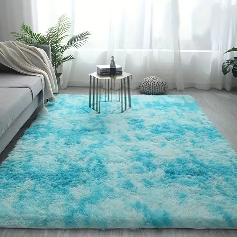 Fluffy Shaggy Area Rug for Living Room (Various Sizes)  Warm Home View