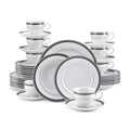 Mikasa Platinum Crown Cobalt 40-Piece Dinnerware Set Service for 8  Warm Home View