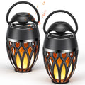 Outdoor Bluetooth Speakers with LED Flame Light - Plastic, 2-Pack  Warm Home View