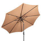 Outdoor Patio Umbrella with Tilting Center Pole - Polyester, 1-Piece  Warm Home View