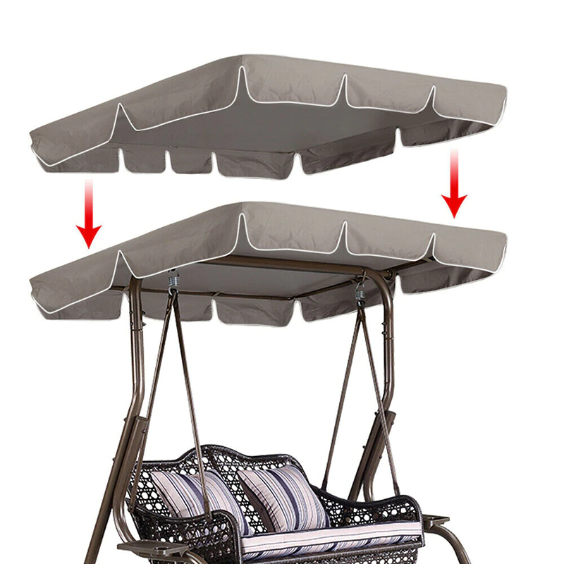 Patio Garden Swing Canopy Replacement - Polyester, 1-Pc  Warm Home View