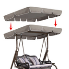 Patio Garden Swing Canopy Replacement - Polyester, 1-Pc  Warm Home View