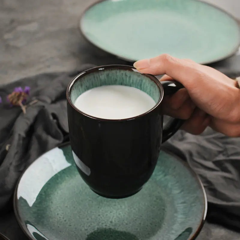 European Danube Style Creative Dinnerware Set  Warm Home View