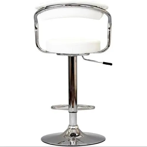 White Swivel Counter Height Bar Stools 2-Piece  Warm Home View