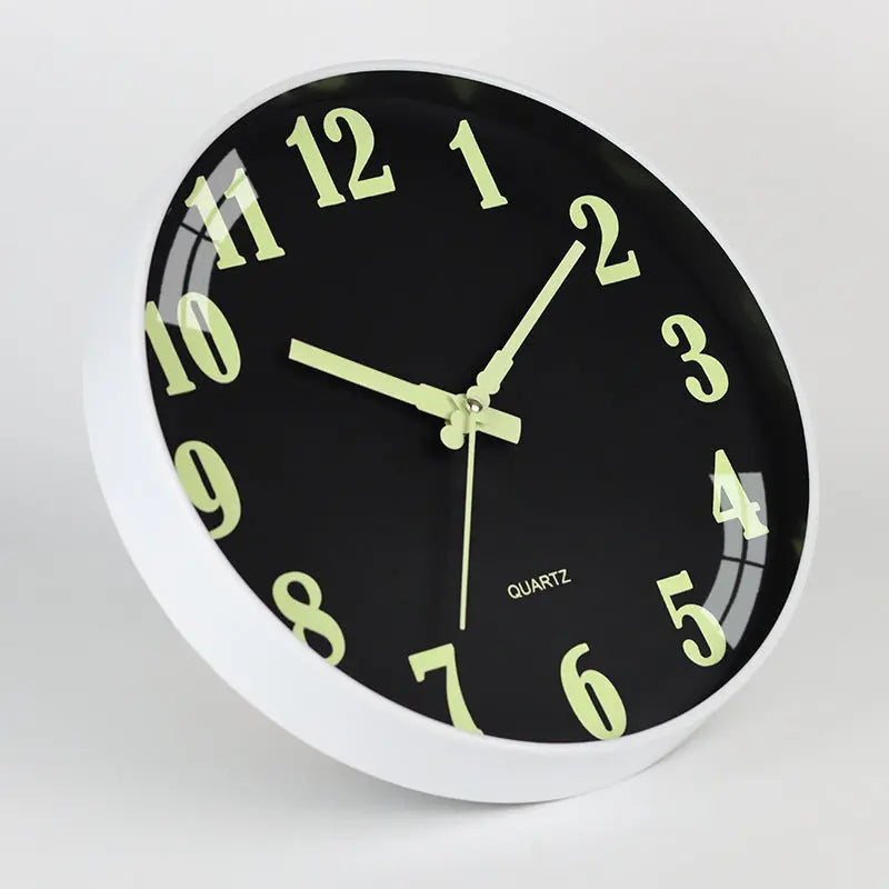Authentic Hendas Luminous Wall Clock - Stylish Wooden Design  Warm Home View