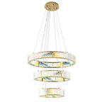 Boeseman's Colorful Chandelier - Three Tiers, Round  Warm Home View