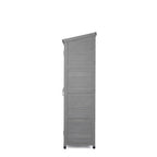 Wooden Outdoor Garden Storage Shed - Cedar Wood, 1-Piece  Warm Home View