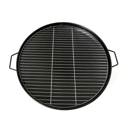 Wood Burning Outdoor Fire Pit - Steel, 2-Piece Set  Warm Home View