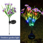 Solar Garden Stake Lights - LED Flower Waterproof, 1-Piece  Warm Home View
