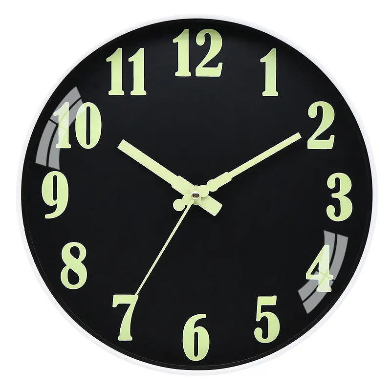 Authentic Hendas Luminous Wall Clock - Stylish Wooden Design  Warm Home View
