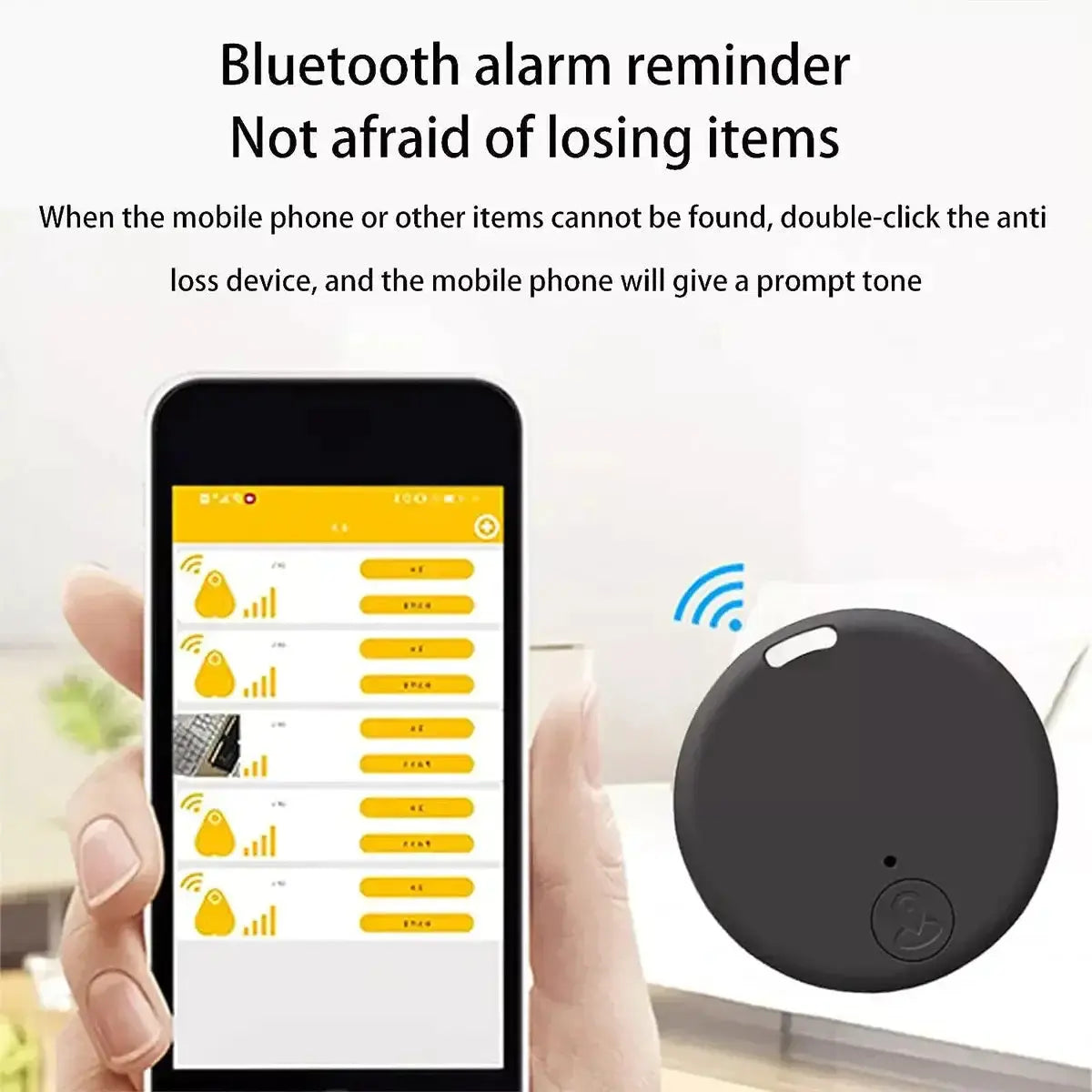 Bluetooth Mini GPS Tracking Air Key Tag Child Pet Finder Tracker Location Device  Warm Home View